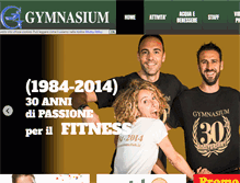 Tablet Screenshot of gymnasiumclub.it